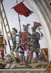 Martyre de Saint Philippe, mur sud de la chapelle Strozzi (détail)